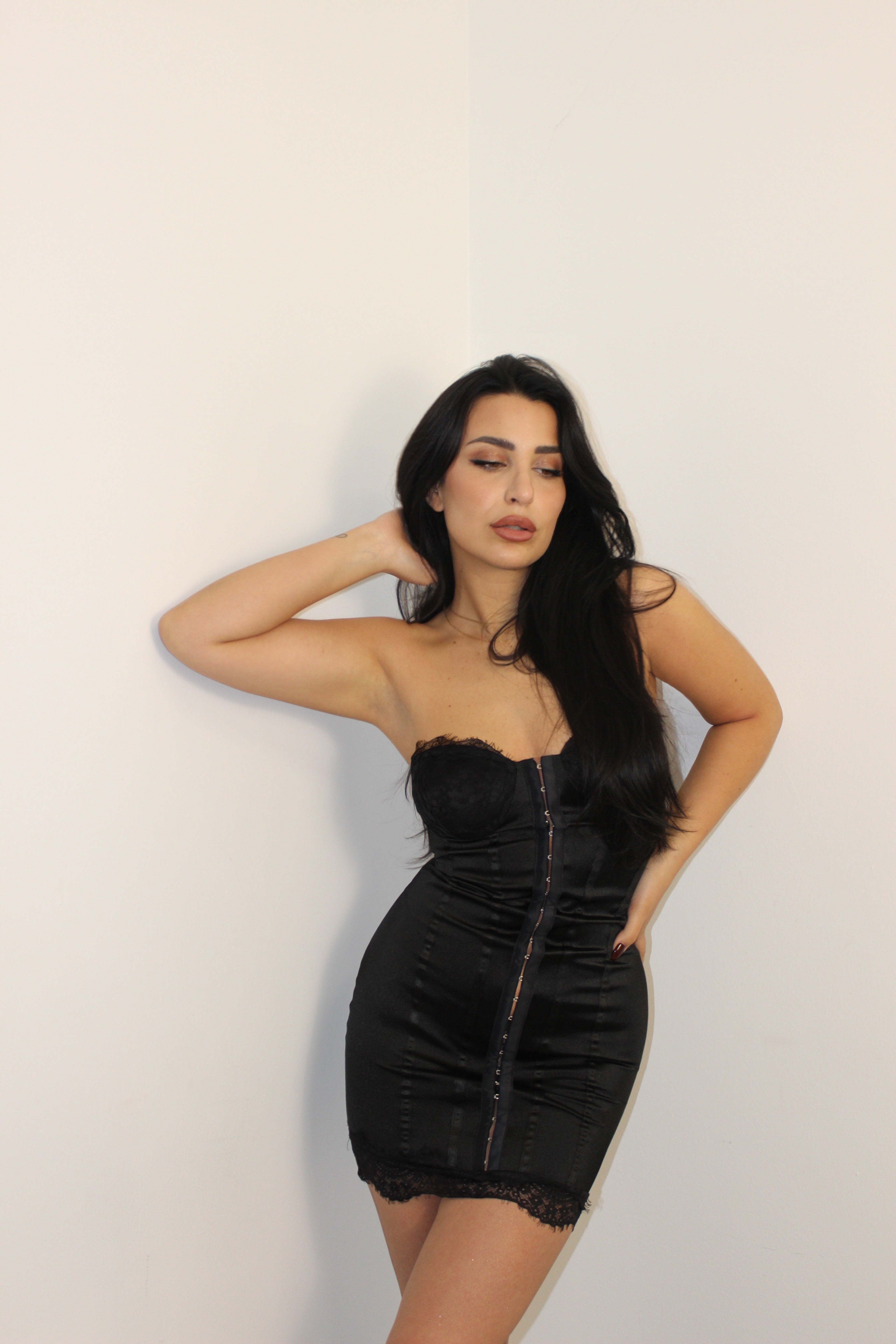 Abito corset Nero