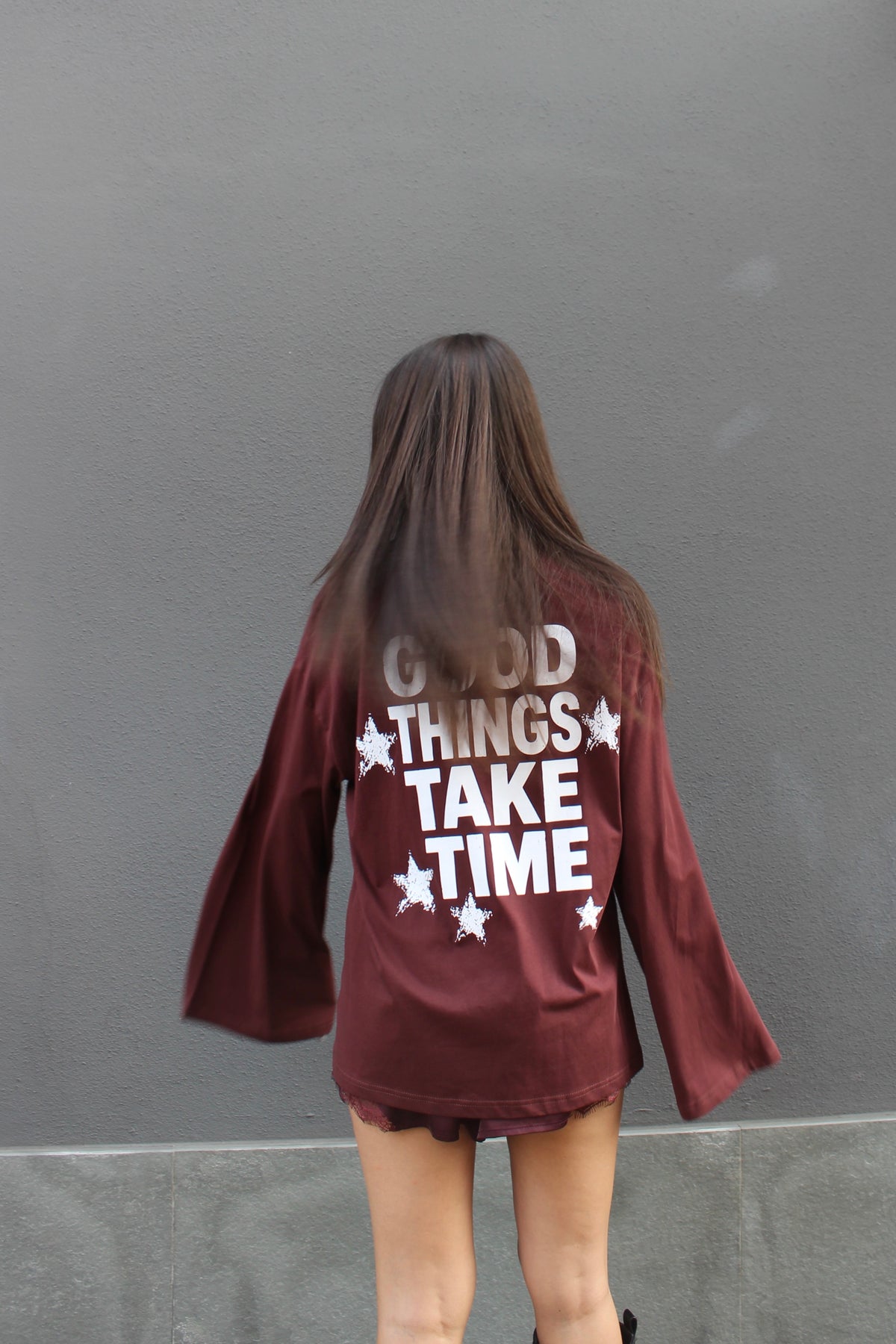 Maglia TIME burgundy
