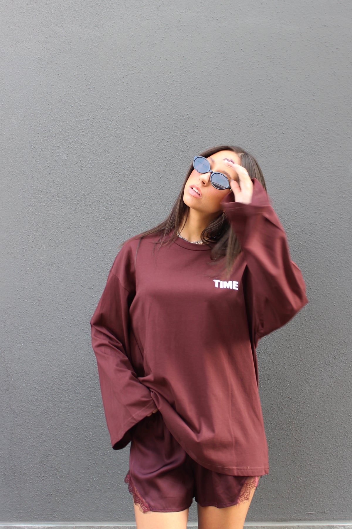 Maglia TIME burgundy