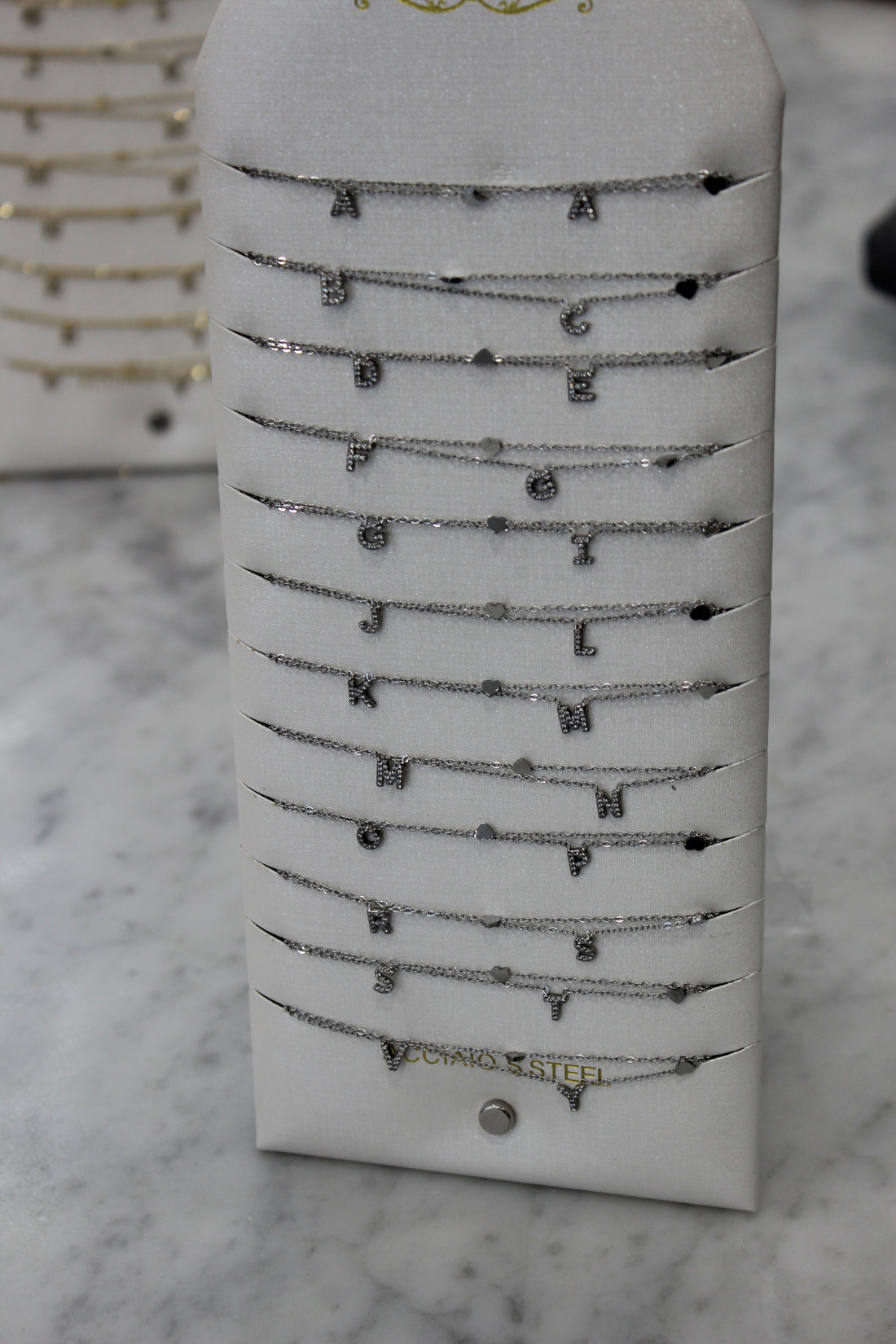 Collana love letter argento