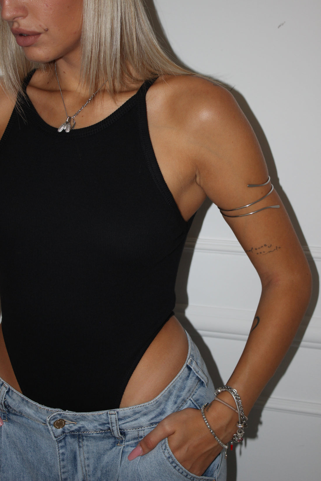 Bracciale arm cuff argento