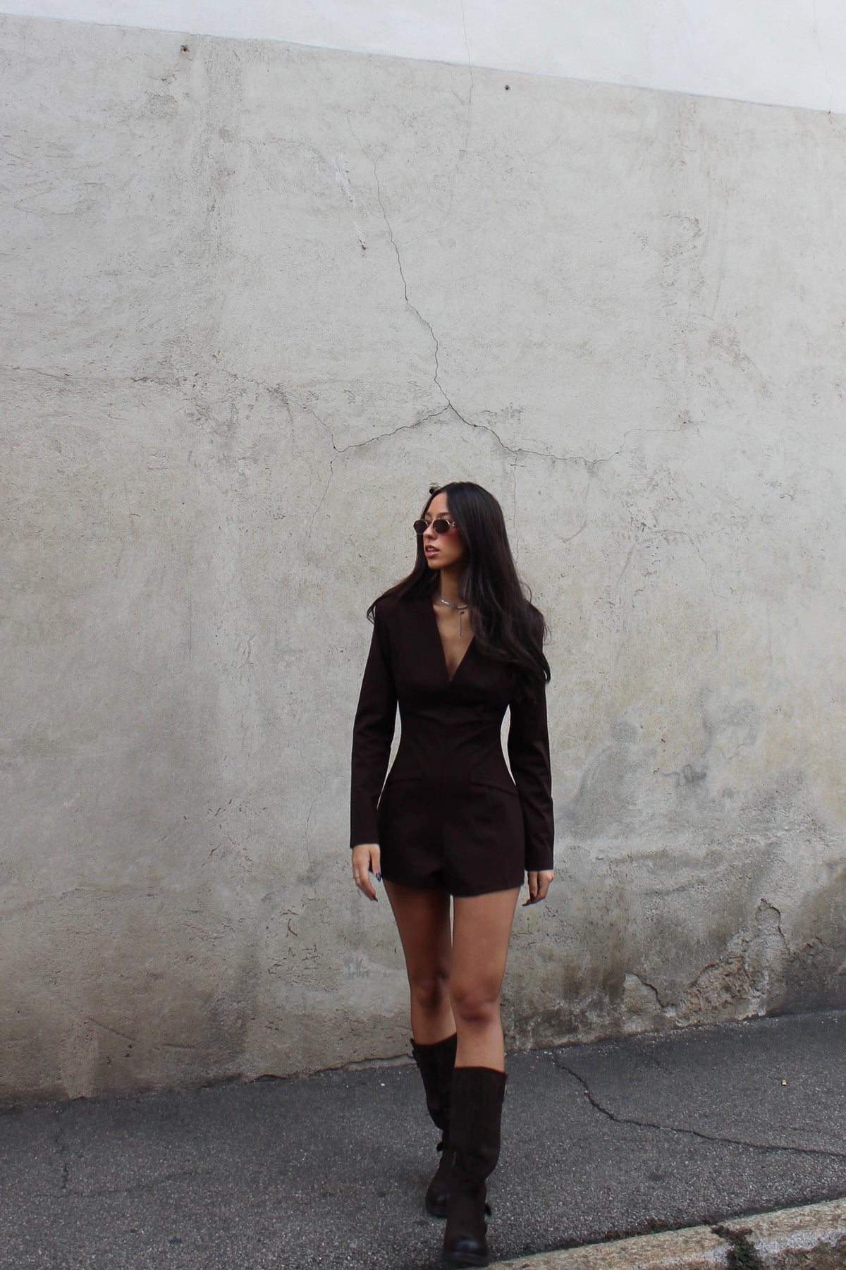 Playsuit Zaira cioccolato