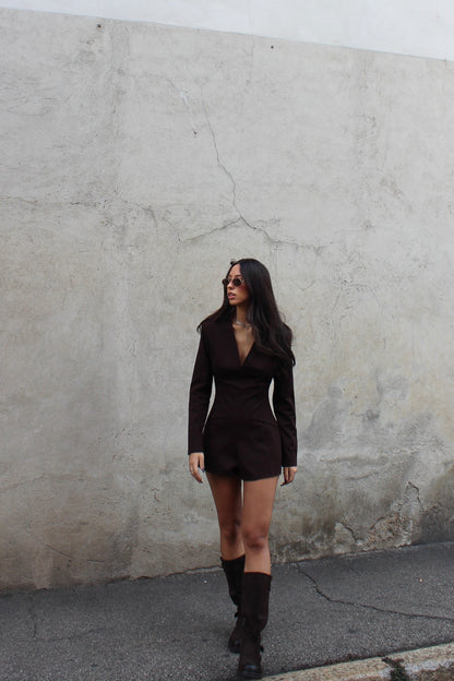 Playsuit Zaira cioccolato