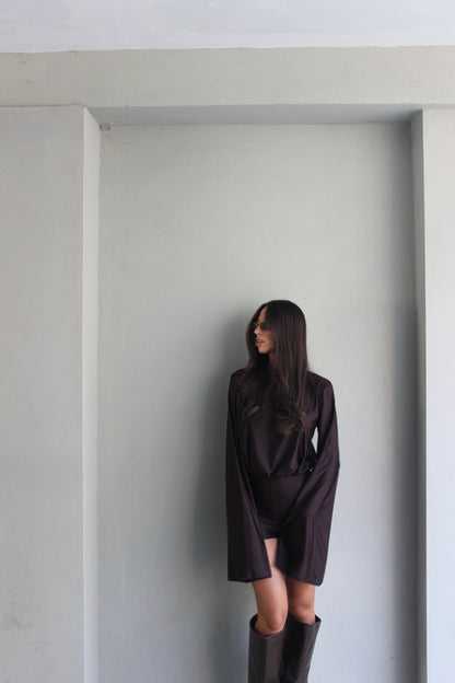 Playsuit Ava cioccolato