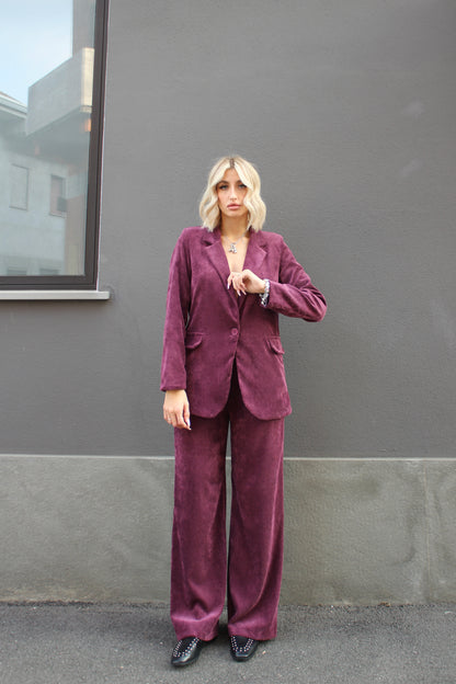 Completo Costine Bordeaux