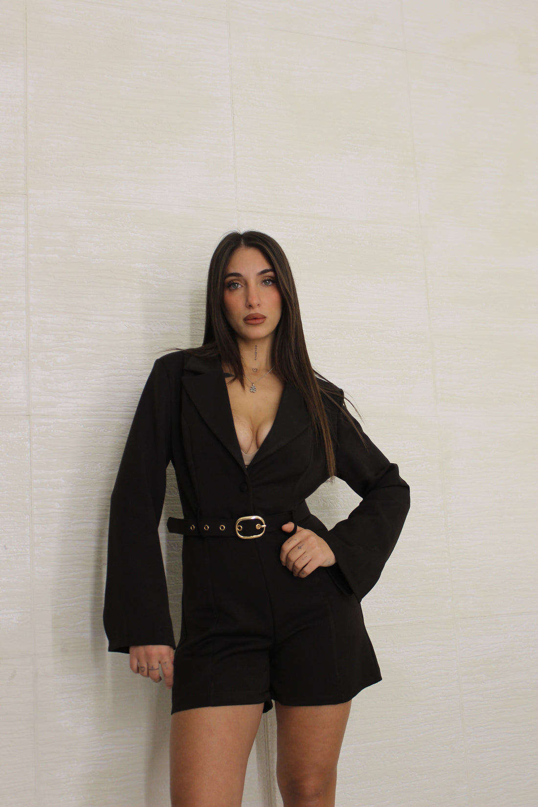 Blazer Playsuit Cioccolato