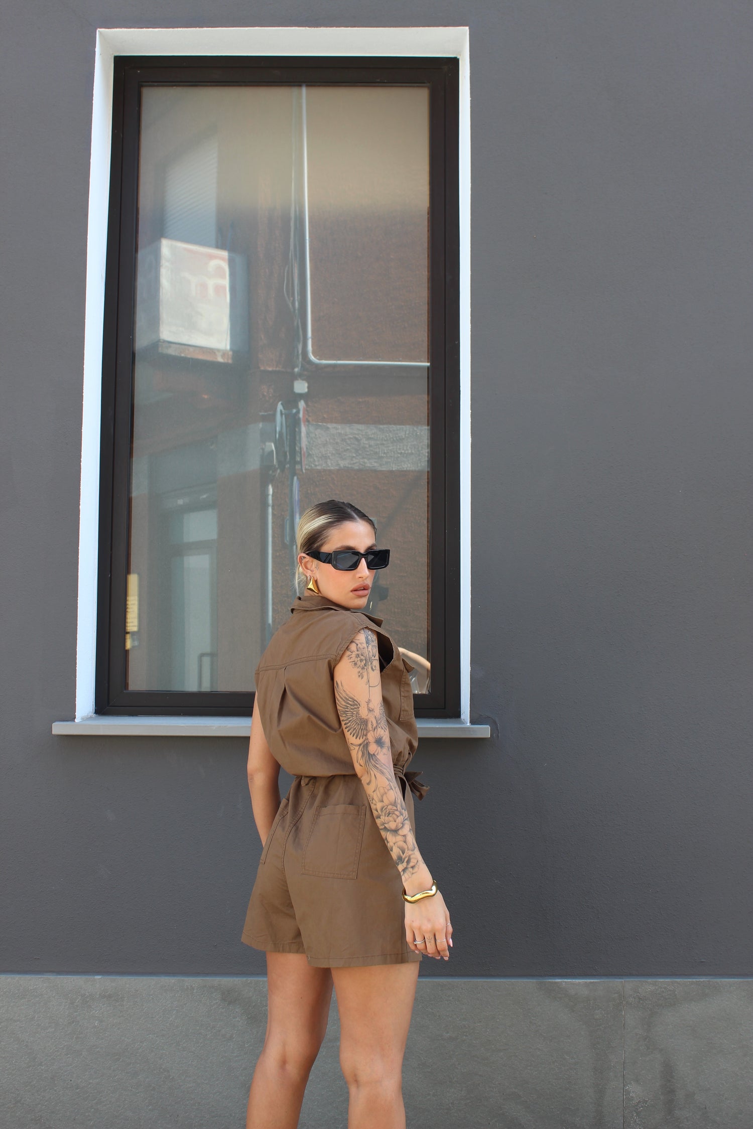 Playsuit Safari cioccolato