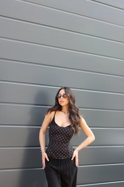 Top Pois nero