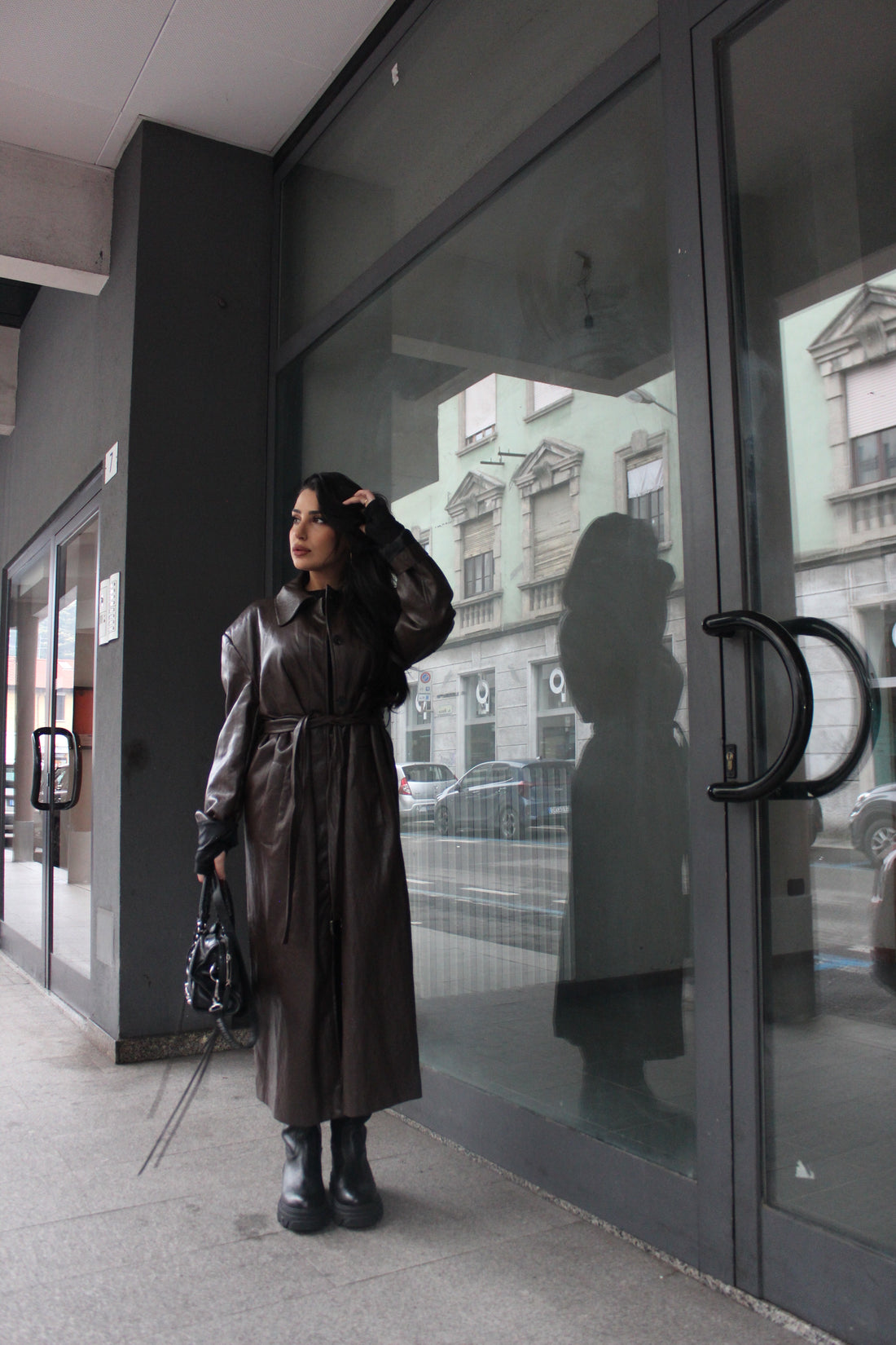 Trench in ecopelle by Lumina