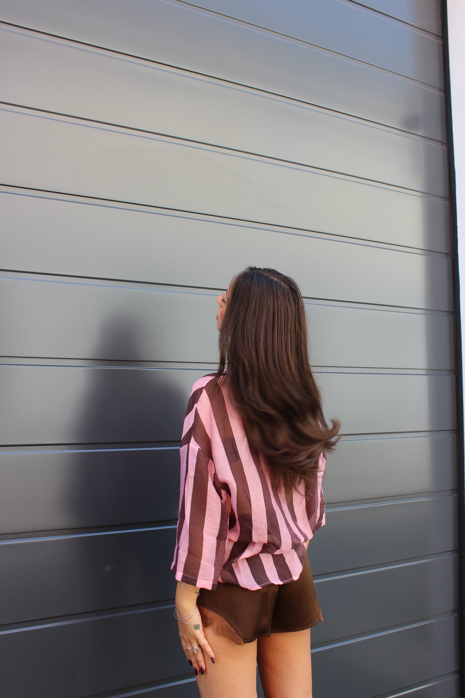 Camicia lines rosa