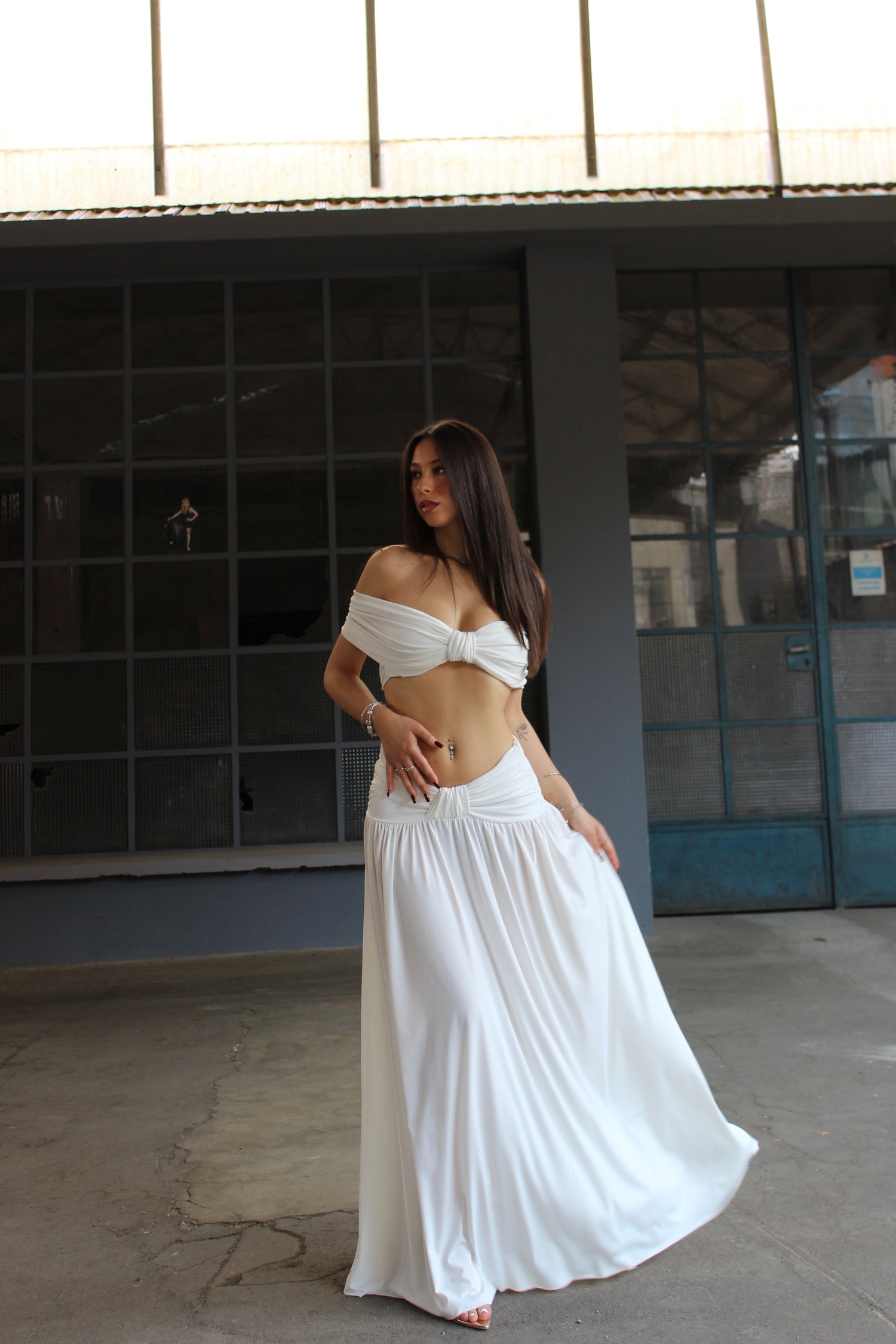 Completo ivy bianco