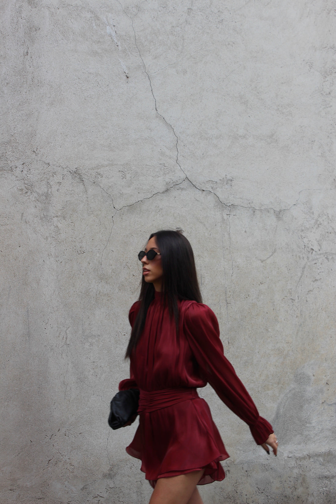 Playsuit Grace burgundy