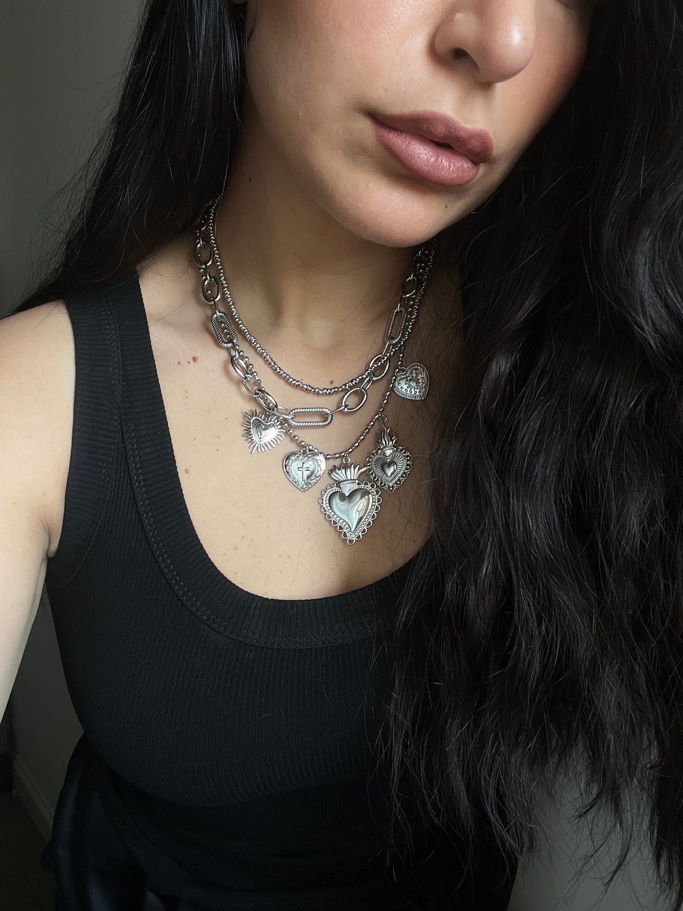 Collana cuori sacri