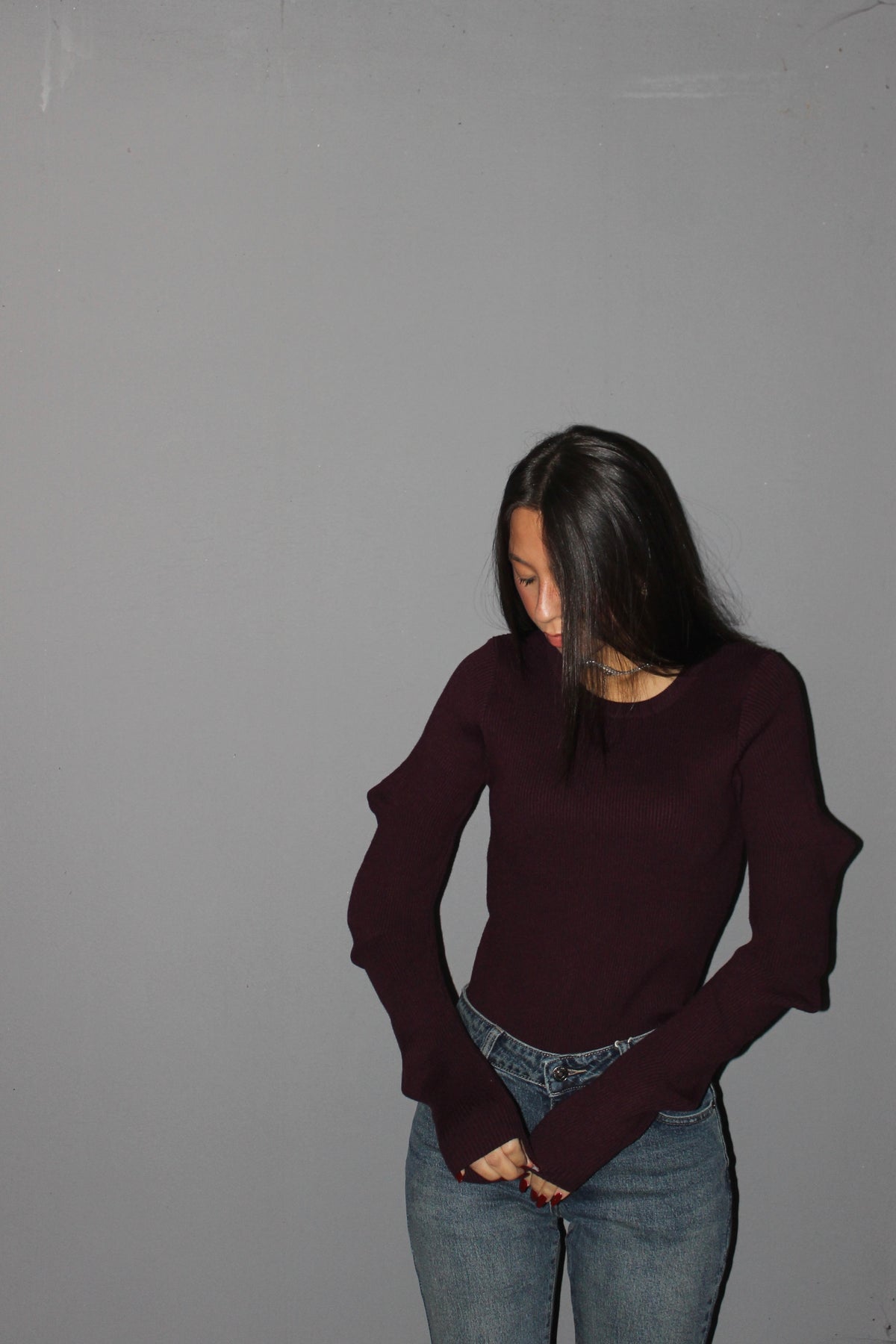 pull Butterfly burgundy