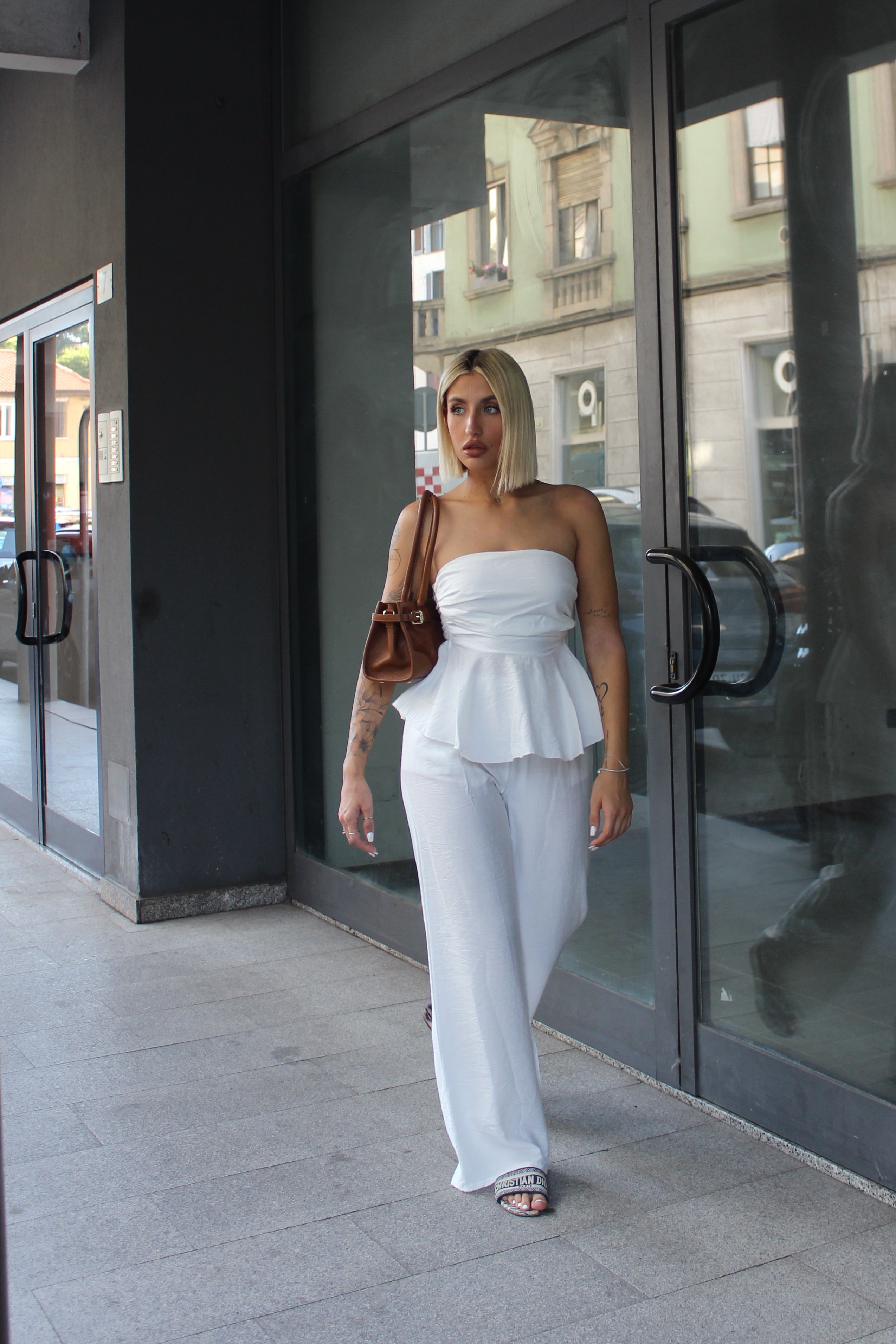 Coordinato Samira bianco