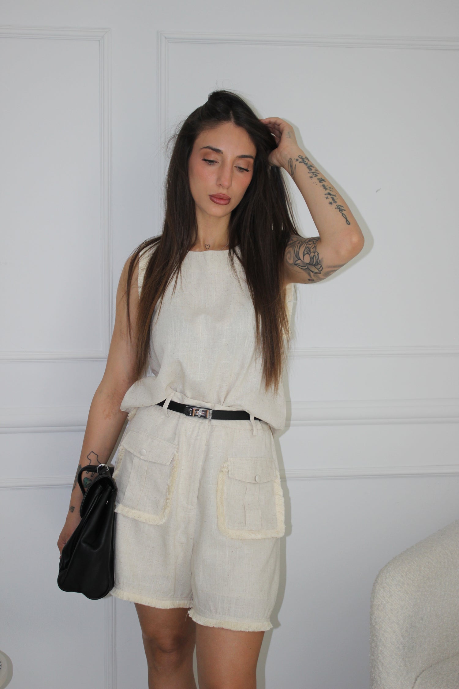 Coordinato Bermuda Beige