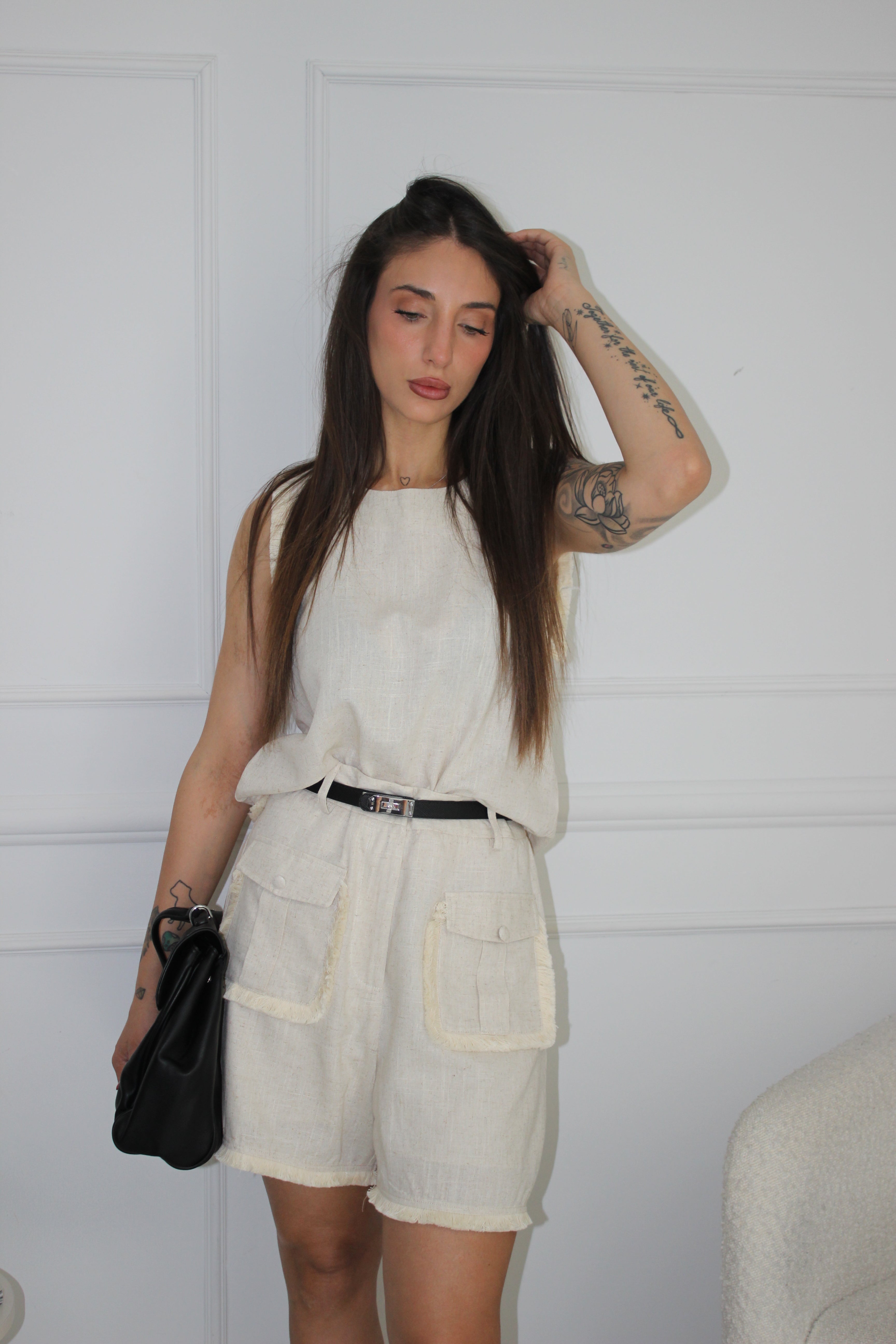 Coordinato Bermuda Beige