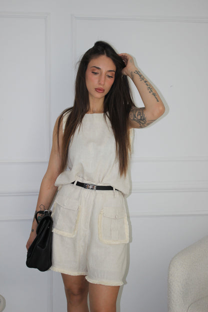 Coordinato Bermuda Beige