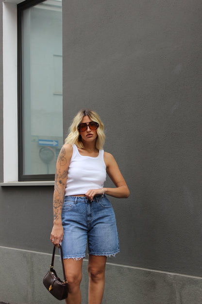 Bermuda light jeans