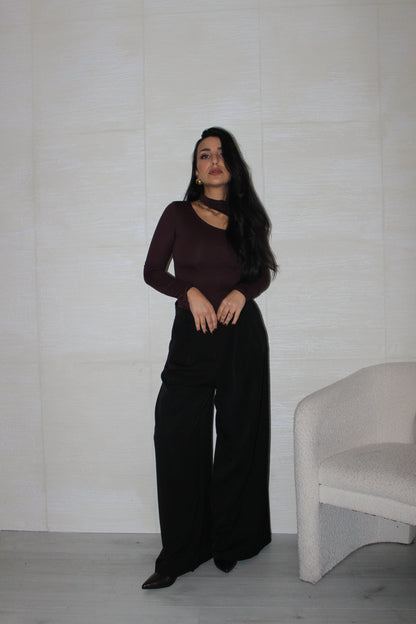 Pantalone ampio nero