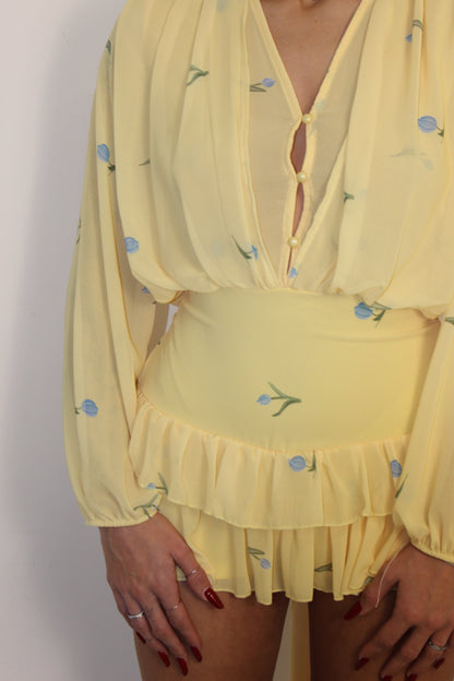 Playsuit primavera Giallo