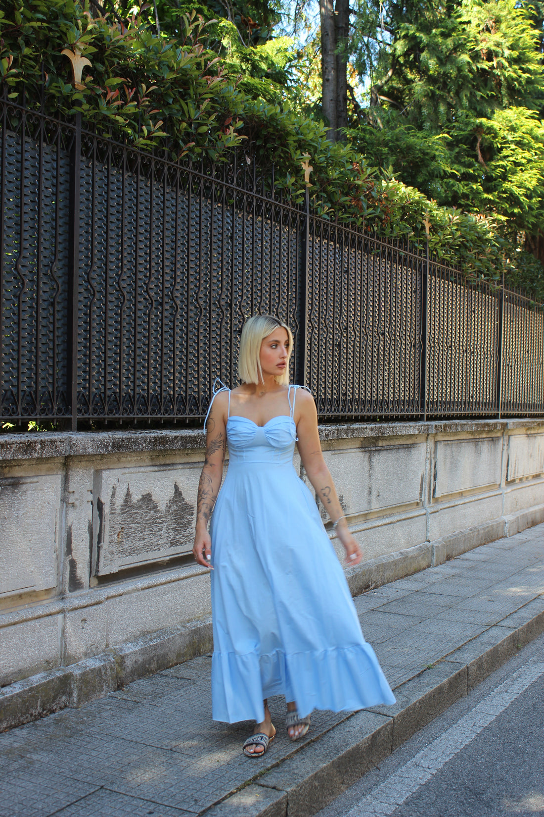 abito Dafne azzurro