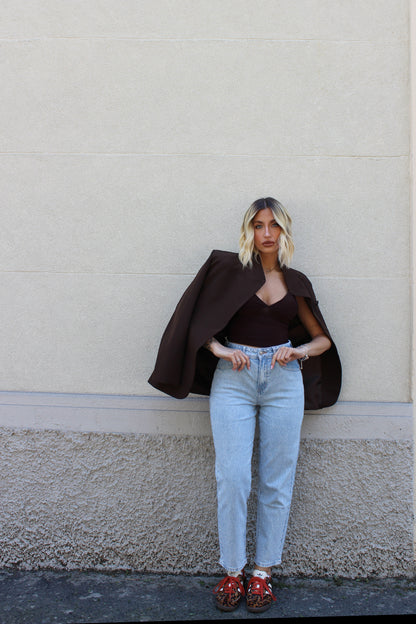 Jeans mom fit