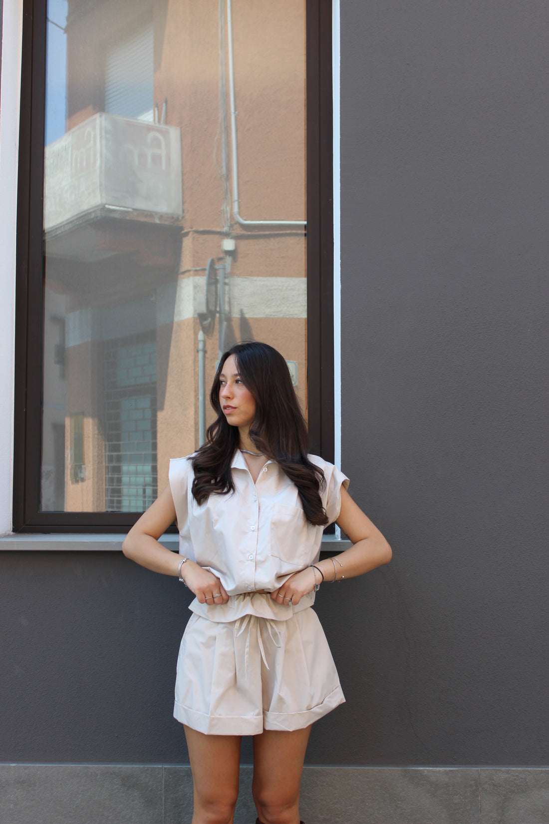 Coordinato 100% Cotone Beige