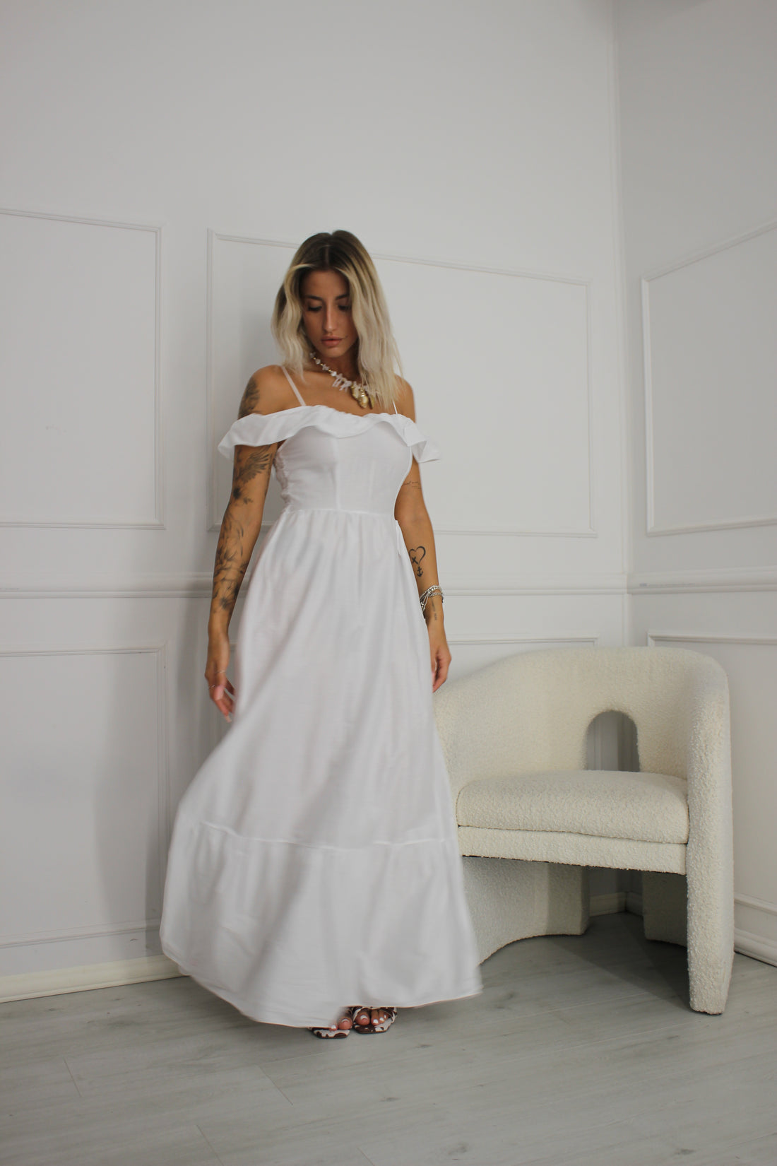 Abito Grace Bianco