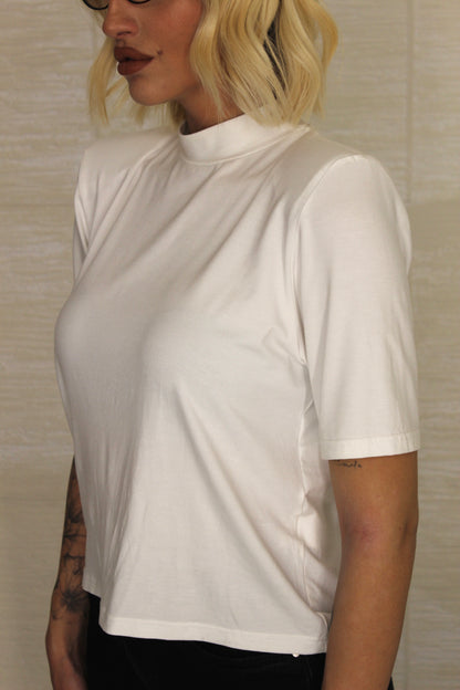 T-shirt CROP bianca