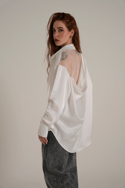 Blusa con pizzo