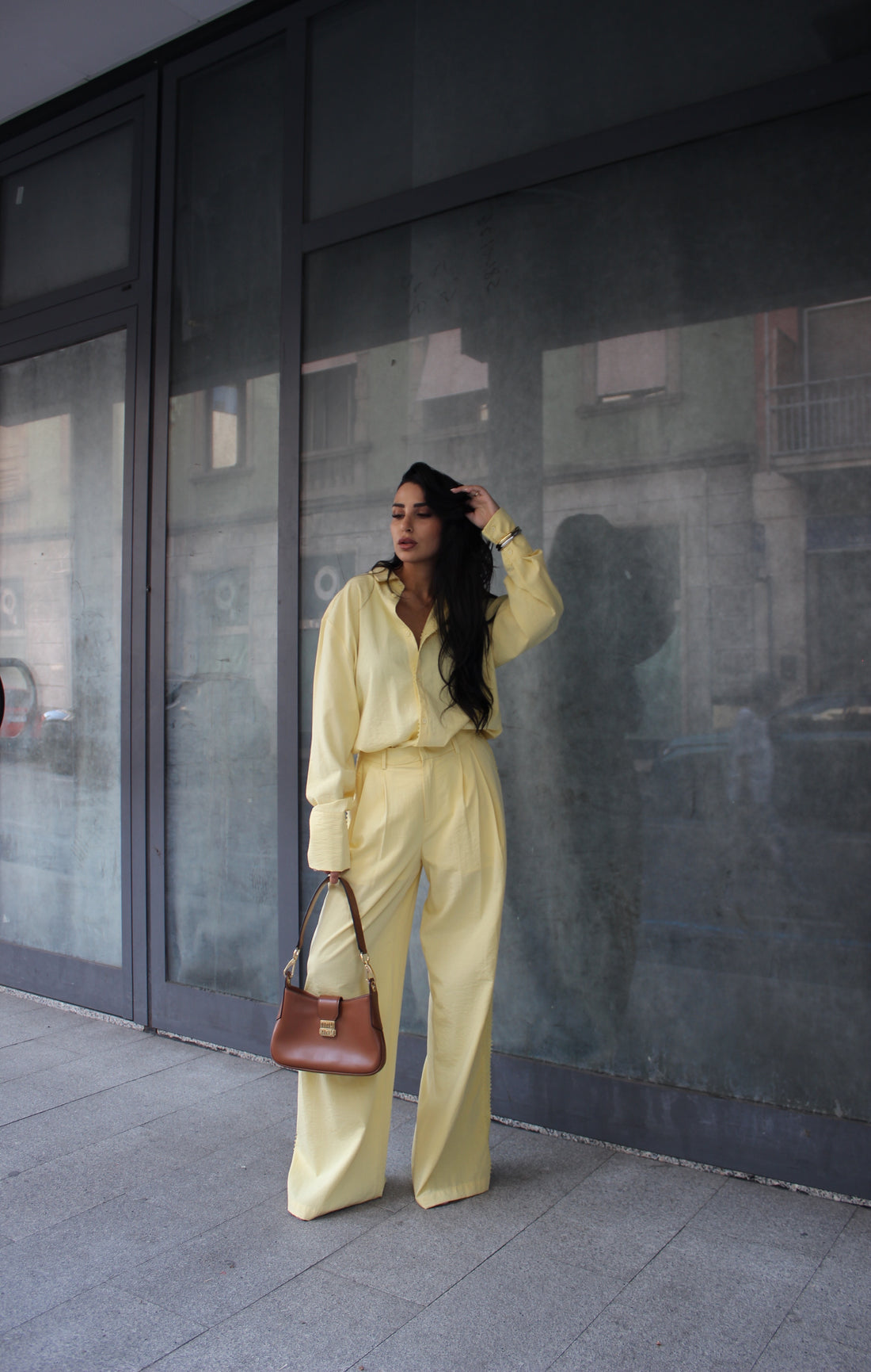 Coordinato con Ricami Giallo