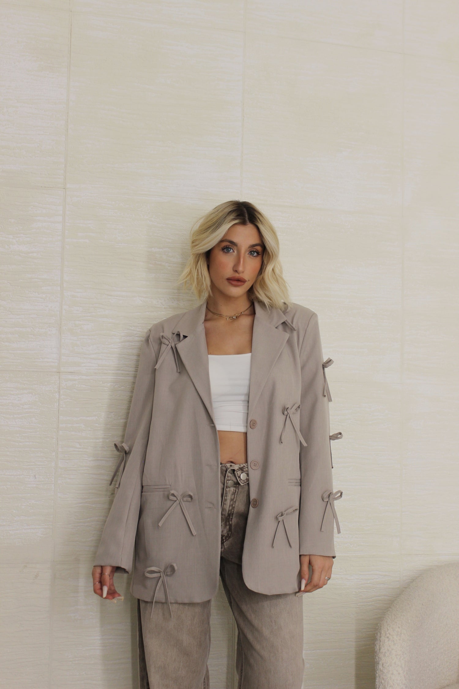 Blazer Fiocchi Tortora