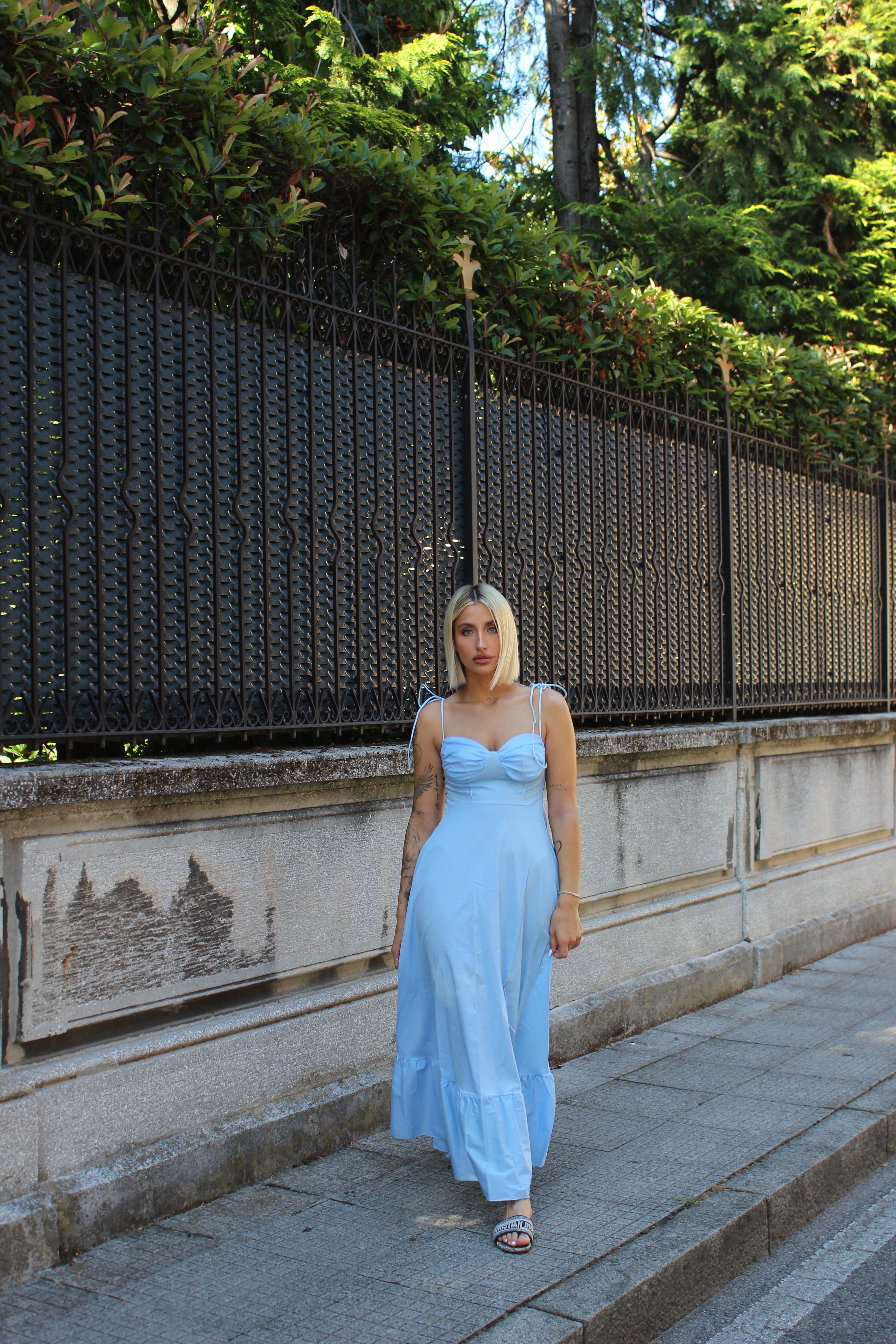 abito Dafne azzurro