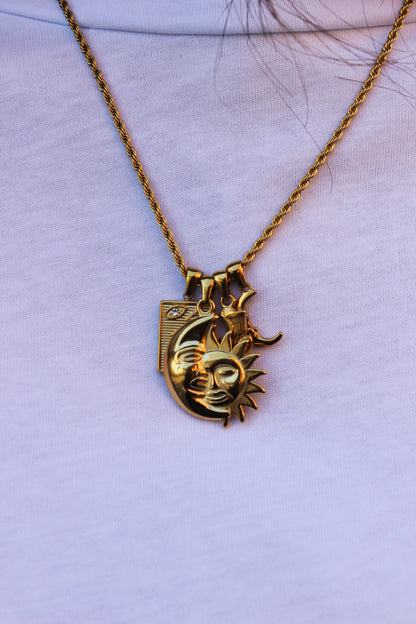 Collana charm oro