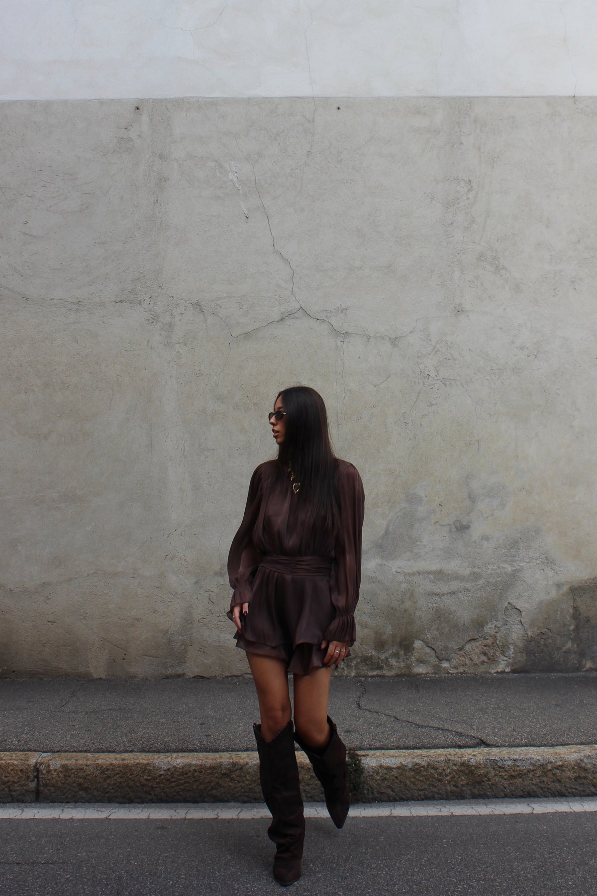 Playsuit Grace cioccolato