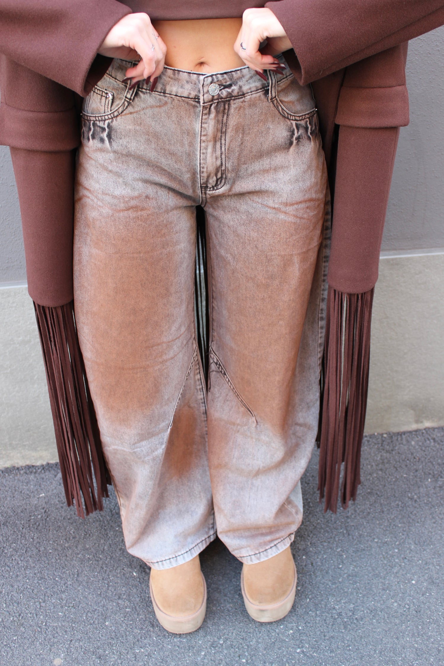 Jeans ballon sfumato