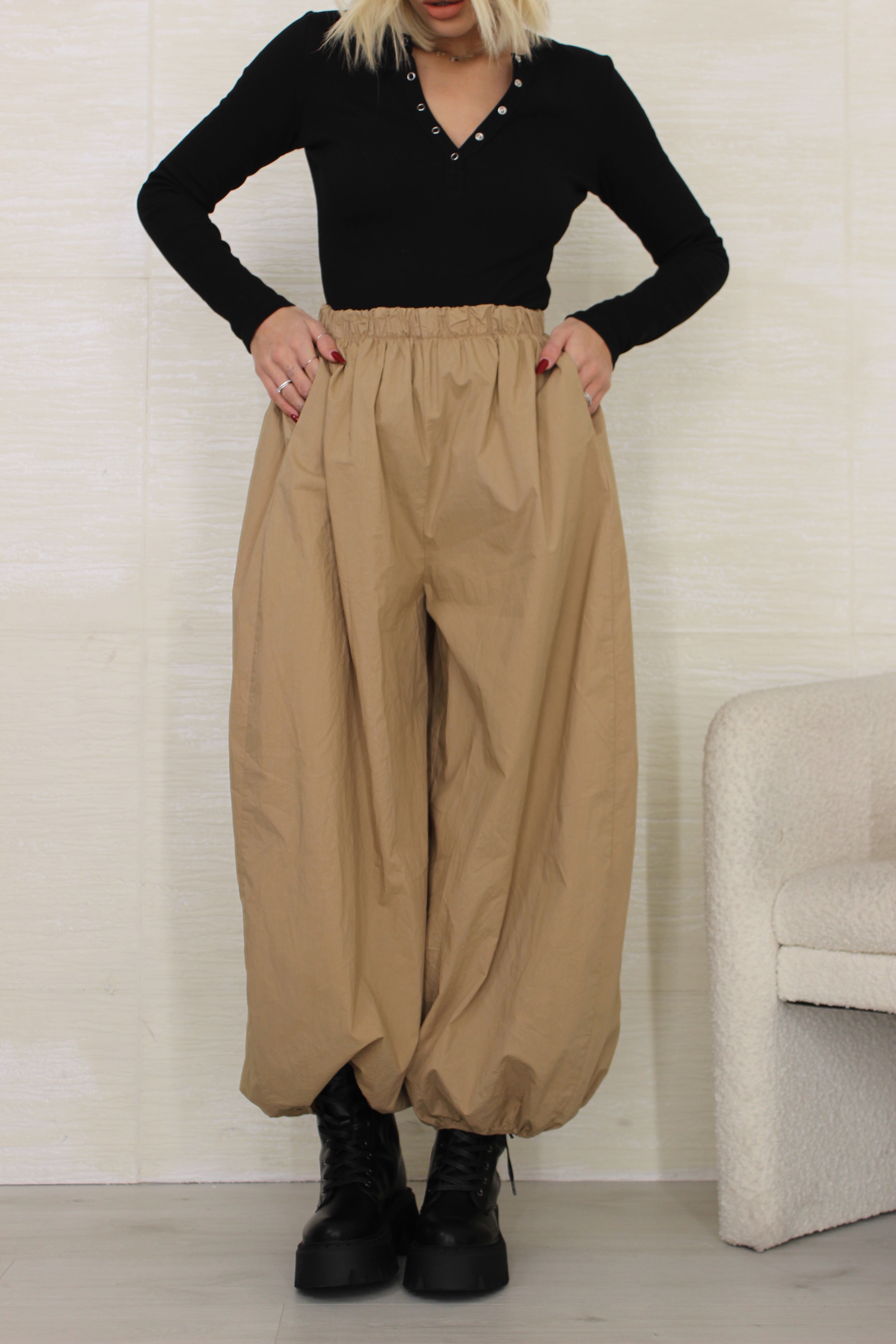 Pantalone  Balloon Camel