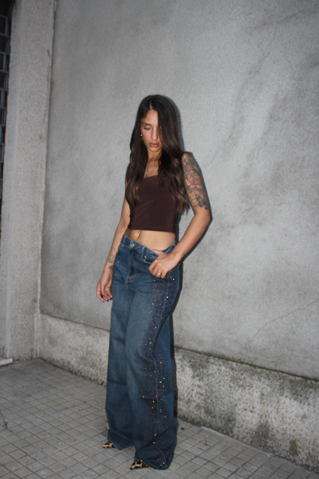 Jeans Luxury Maculato