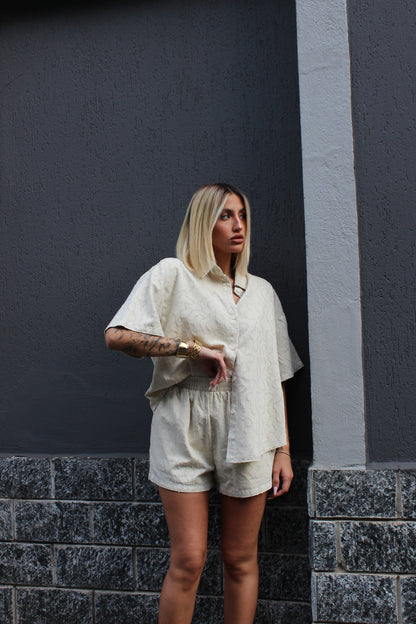 Coordinato con camicia Beige