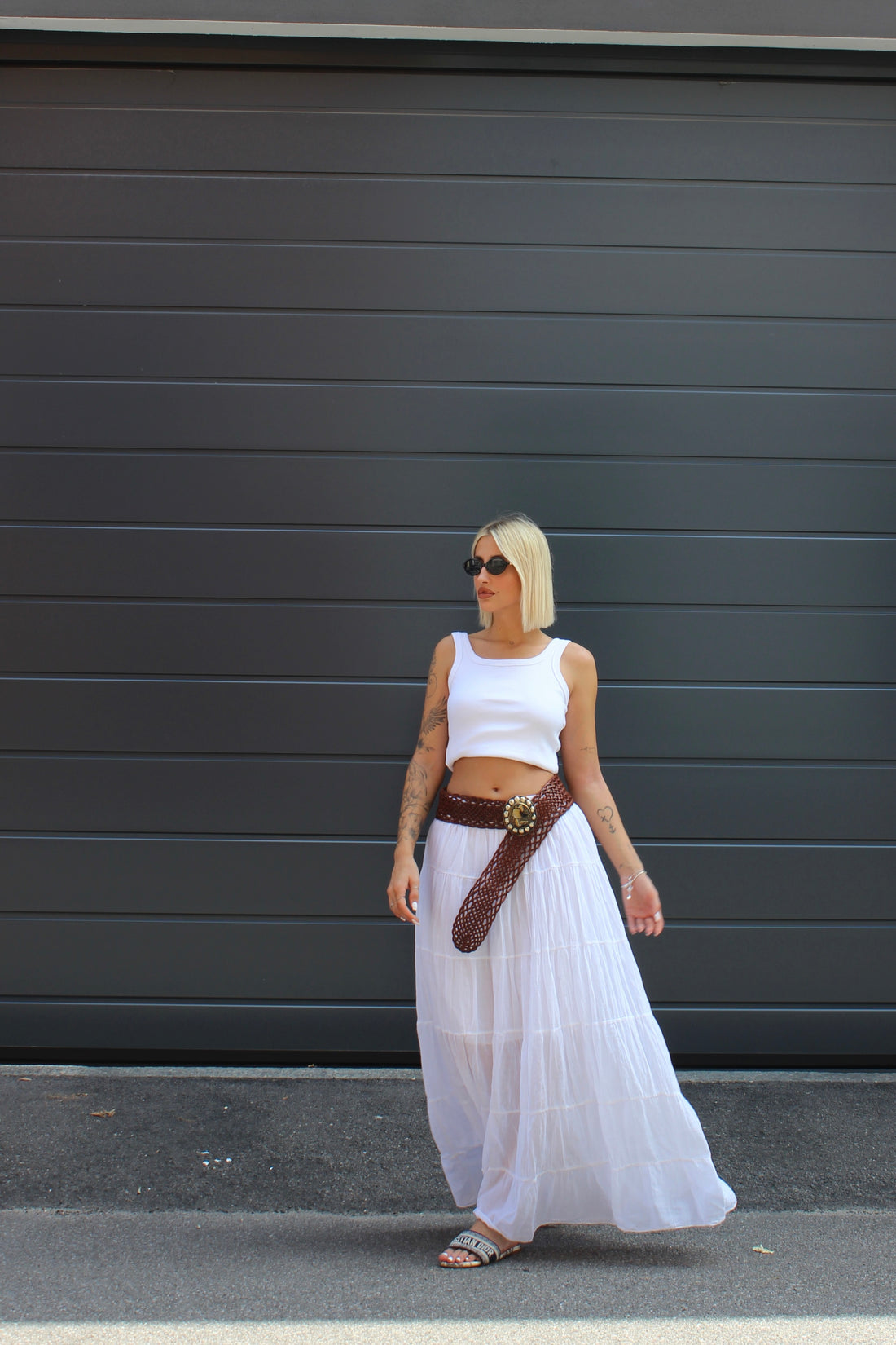 Gonna gipsy bianca
