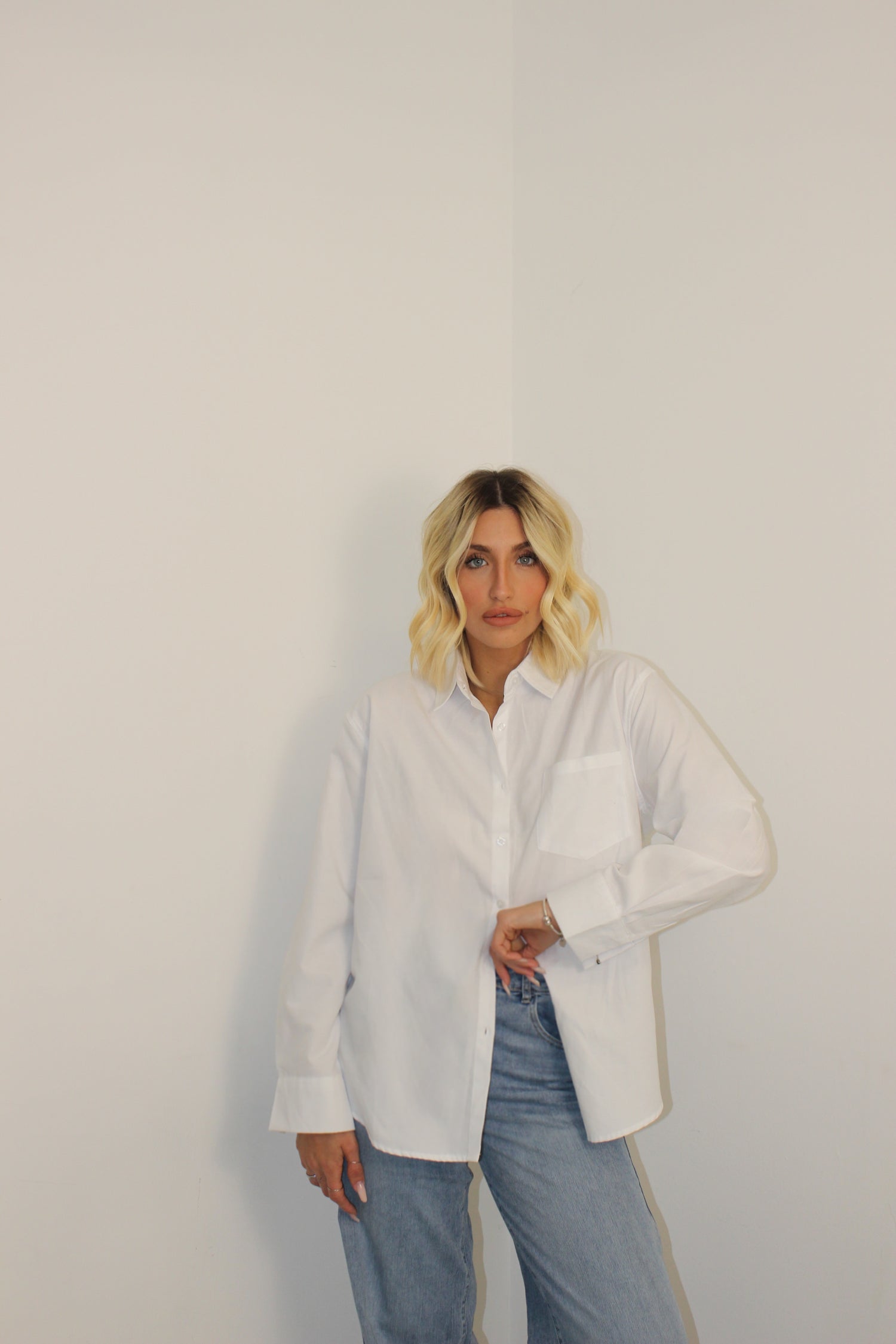 Camicia basic Bianca