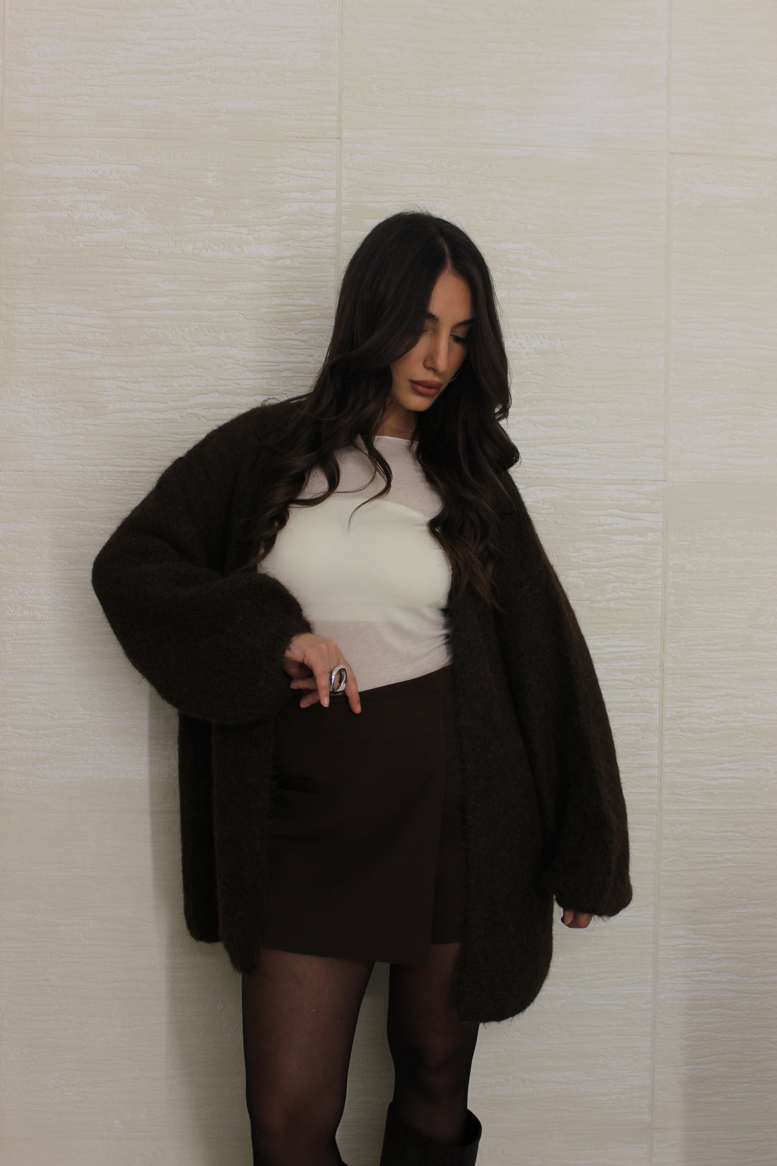 Cardigan Midi Chocolate