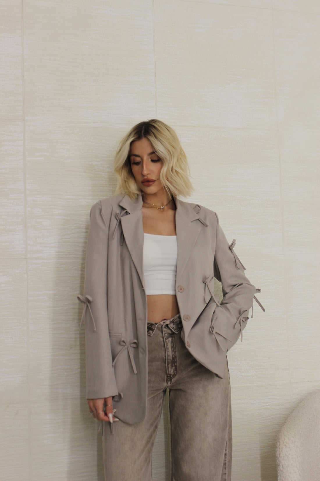 Blazer Fiocchi Tortora