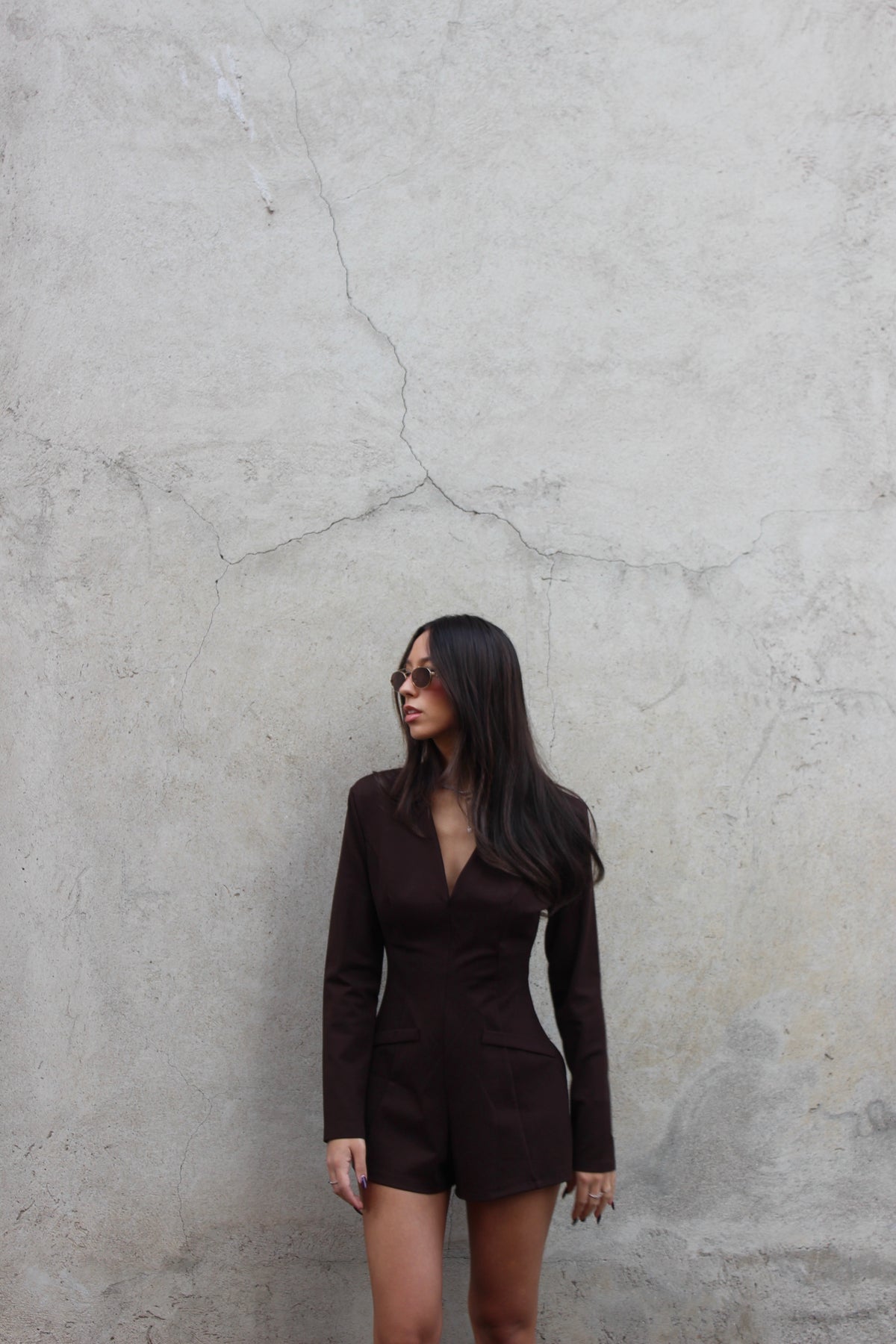 Playsuit Zaira cioccolato
