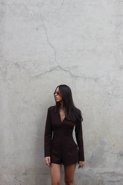 Playsuit Zaira cioccolato