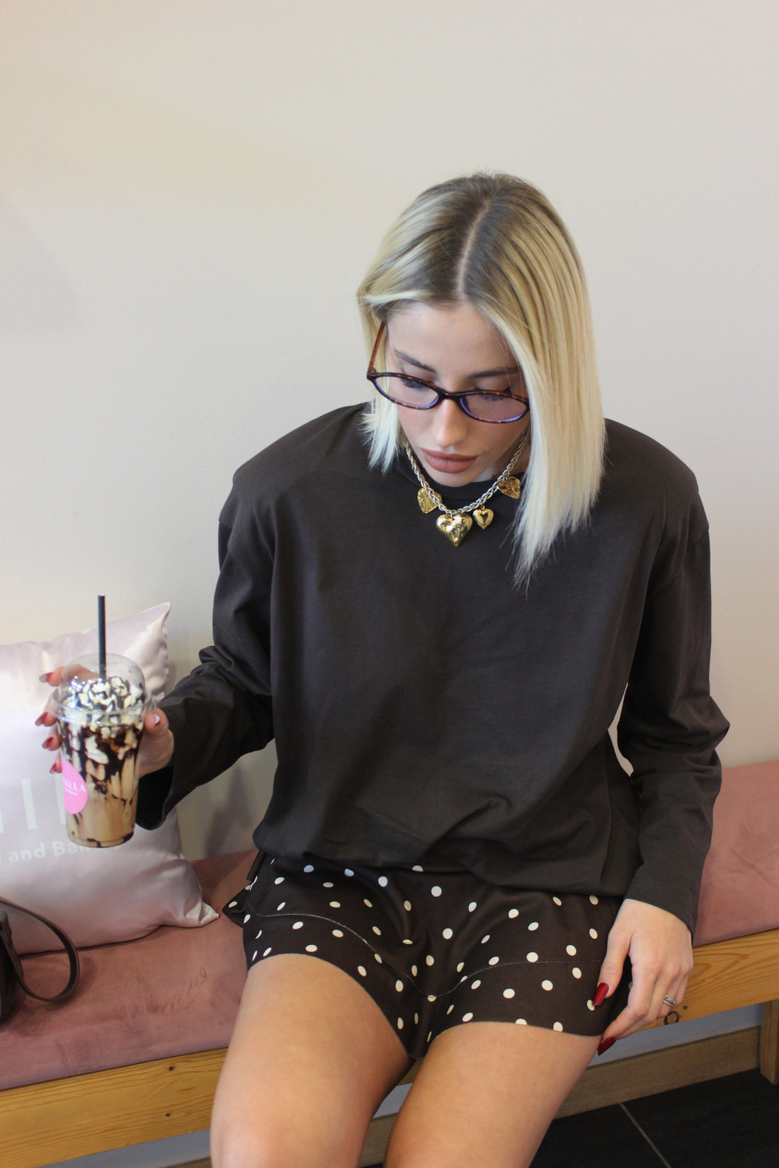 Maglia Con spallina Marrone