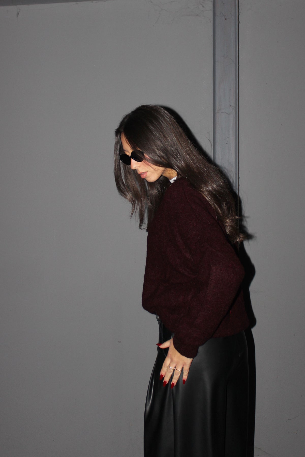 Pull basic burgundy