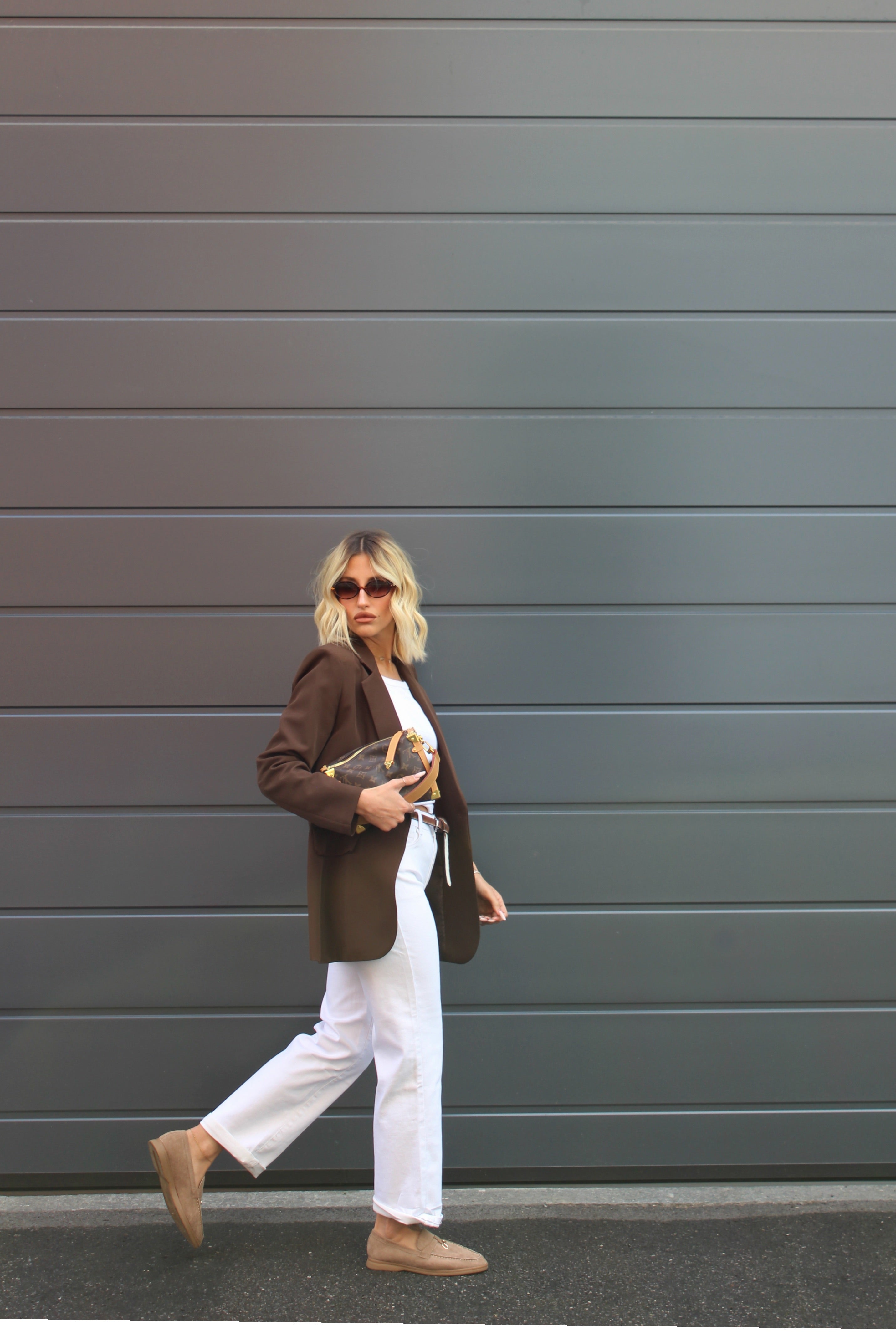 Jeans Mom fit Bianco