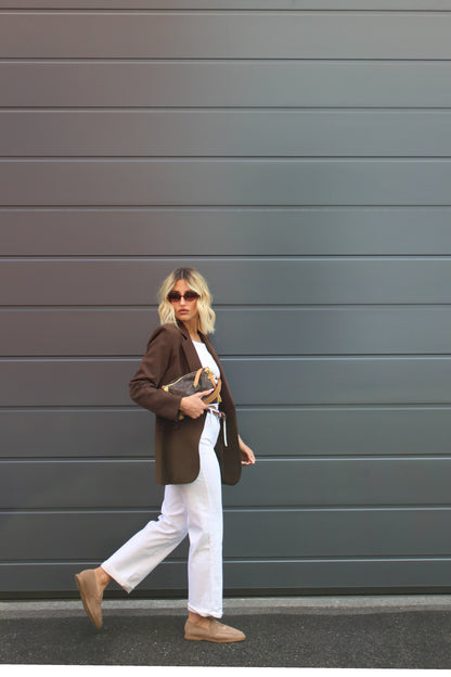 Jeans Mom fit Bianco